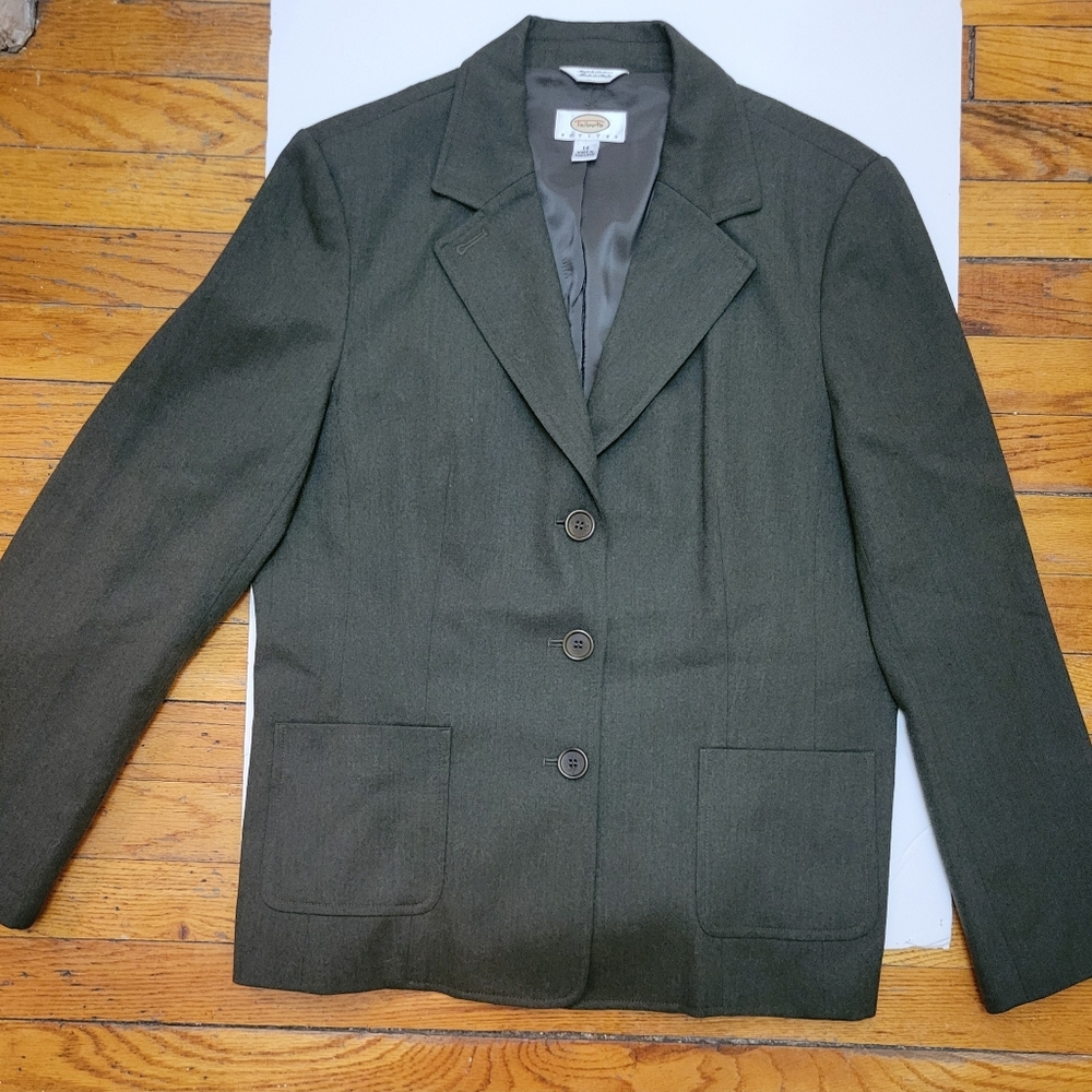 Vintage Talbot's Italian Petite Wool‎ Jkt EUC Professional Work Career